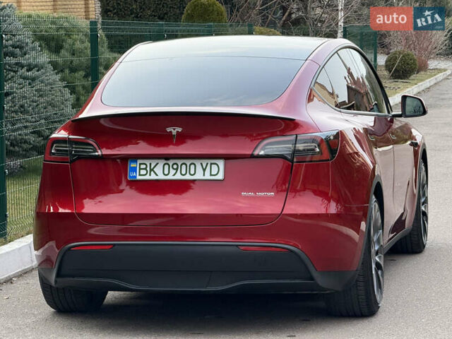 Красный Тесла Model Y, объемом двигателя 0 л и пробегом 4 тыс. км за 34999 $, фото 25 на Automoto.ua