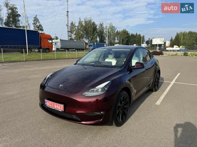Червоний Тесла Model Y, об'ємом двигуна 0 л та пробігом 42 тис. км за 34990 $, фото 3 на Automoto.ua