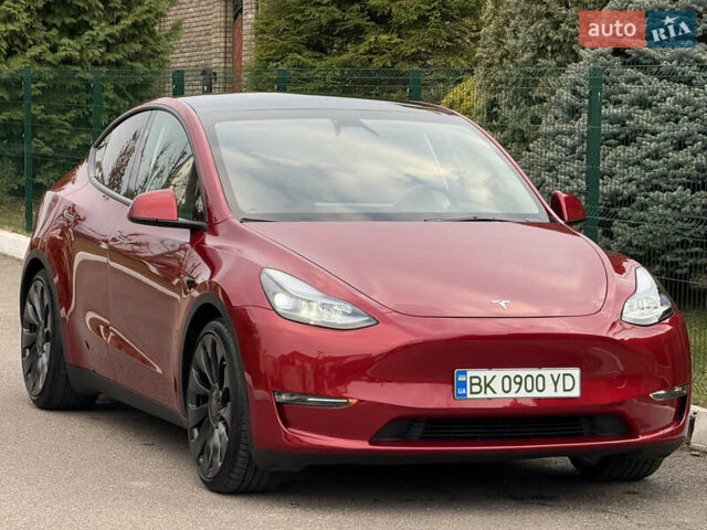 Красный Тесла Model Y, объемом двигателя 0 л и пробегом 4 тыс. км за 34999 $, фото 23 на Automoto.ua