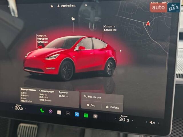 Красный Тесла Model Y, объемом двигателя 0 л и пробегом 20 тыс. км за 32000 $, фото 13 на Automoto.ua