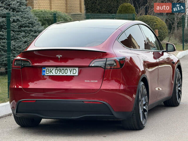 Красный Тесла Model Y, объемом двигателя 0 л и пробегом 4 тыс. км за 34999 $, фото 26 на Automoto.ua