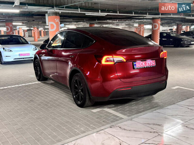 Красный Тесла Model Y, объемом двигателя 0 л и пробегом 12 тыс. км за 28880 $, фото 4 на Automoto.ua