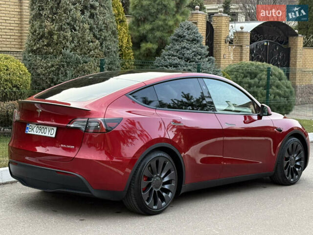 Красный Тесла Model Y, объемом двигателя 0 л и пробегом 4 тыс. км за 34999 $, фото 27 на Automoto.ua