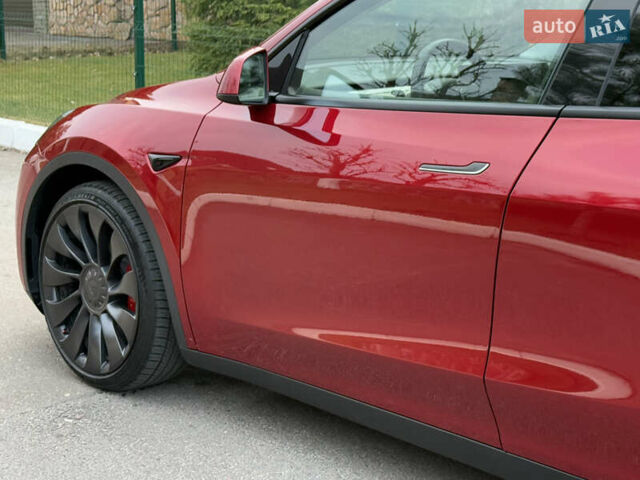 Красный Тесла Model Y, объемом двигателя 0 л и пробегом 4 тыс. км за 34999 $, фото 45 на Automoto.ua