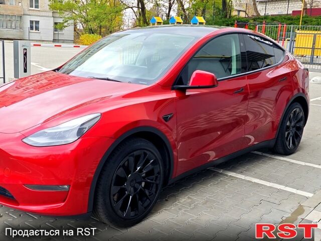 Тесла Model Y 2024 у Фастове на Automoto.ua Червоний Тесла Model Y, об'ємом двигуна 0.22 л та пробігом 20 тис. км за 32000 $, фото 2 на Automoto.ua