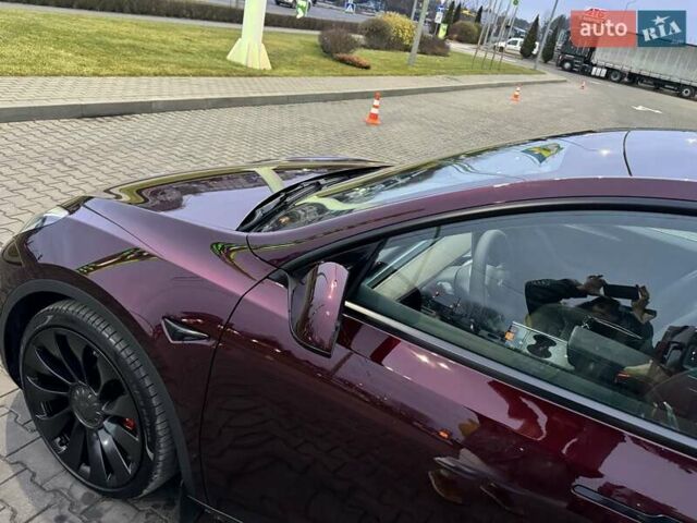 Красный Тесла Model Y, объемом двигателя 0 л и пробегом 3 тыс. км за 38700 $, фото 7 на Automoto.ua