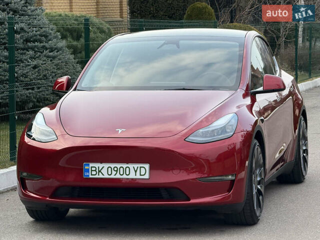 Красный Тесла Model Y, объемом двигателя 0 л и пробегом 4 тыс. км за 34999 $, фото 31 на Automoto.ua