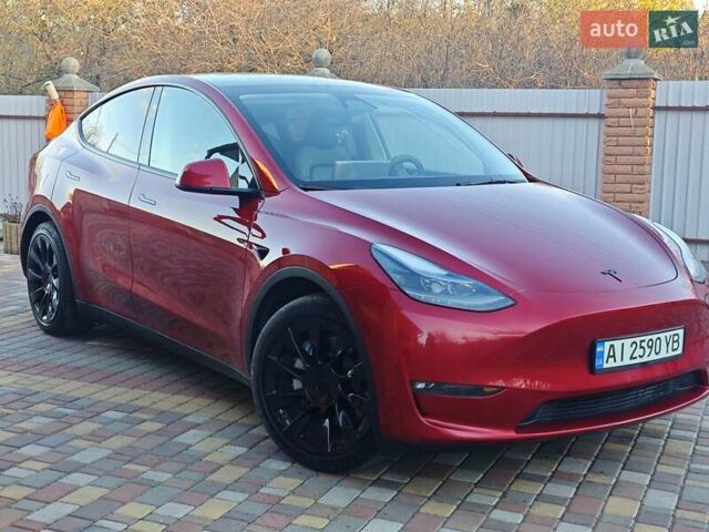 Красный Тесла Model Y, объемом двигателя 0 л и пробегом 20 тыс. км за 32000 $, фото 5 на Automoto.ua
