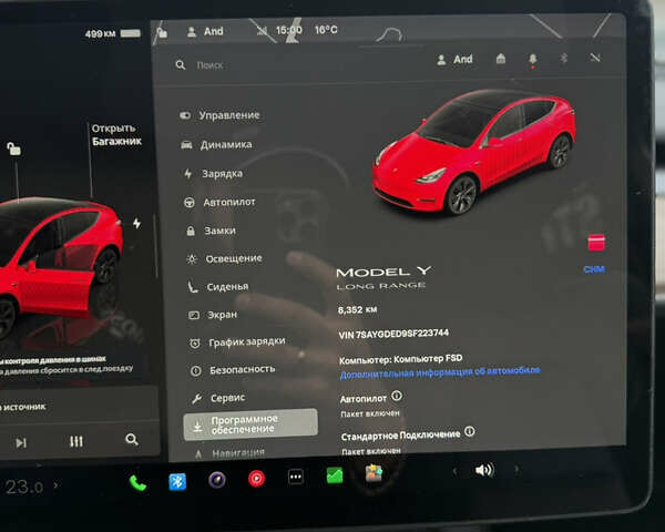 Червоний Тесла Model Y, об'ємом двигуна 0 л та пробігом 8 тис. км за 26200 $, фото 34 на Automoto.ua