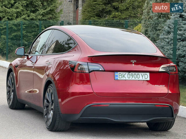 Красный Тесла Model Y, объемом двигателя 0 л и пробегом 4 тыс. км за 34999 $, фото 29 на Automoto.ua