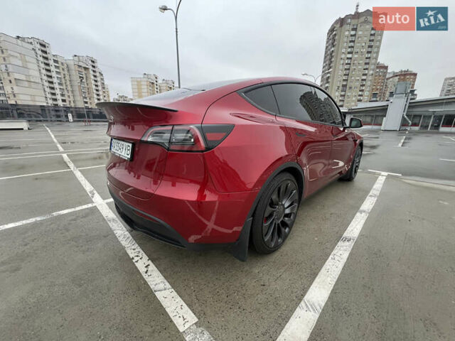 Красный Тесла Model Y, объемом двигателя 0 л и пробегом 5 тыс. км за 35500 $, фото 11 на Automoto.ua