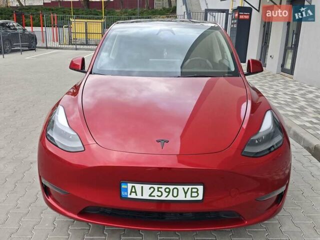 Красный Тесла Model Y, объемом двигателя 0 л и пробегом 20 тыс. км за 32000 $, фото 8 на Automoto.ua