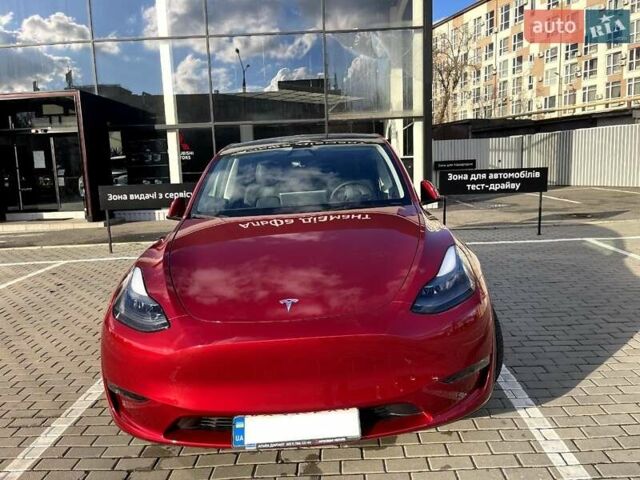 Красный Тесла Model Y, объемом двигателя 0 л и пробегом 7 тыс. км за 30500 $, фото 5 на Automoto.ua