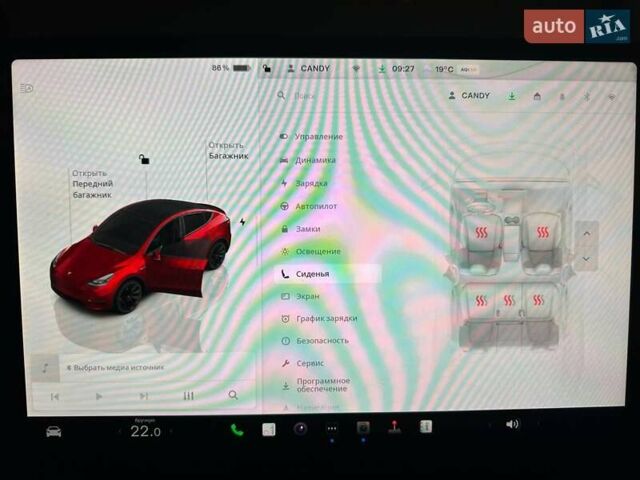 Червоний Тесла Model Y, об'ємом двигуна 0 л та пробігом 12 тис. км за 29900 $, фото 14 на Automoto.ua