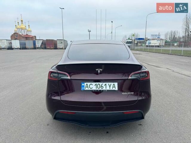 Красный Тесла Model Y, объемом двигателя 0 л и пробегом 3 тыс. км за 38700 $, фото 19 на Automoto.ua