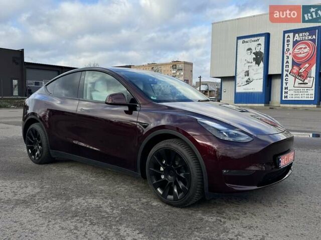 Красный Тесла Model Y, объемом двигателя 0 л и пробегом 42 тыс. км за 33900 $, фото 1 на Automoto.ua