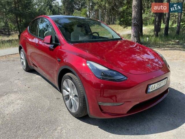 Красный Тесла Model Y, объемом двигателя 0 л и пробегом 28 тыс. км за 38300 $, фото 27 на Automoto.ua