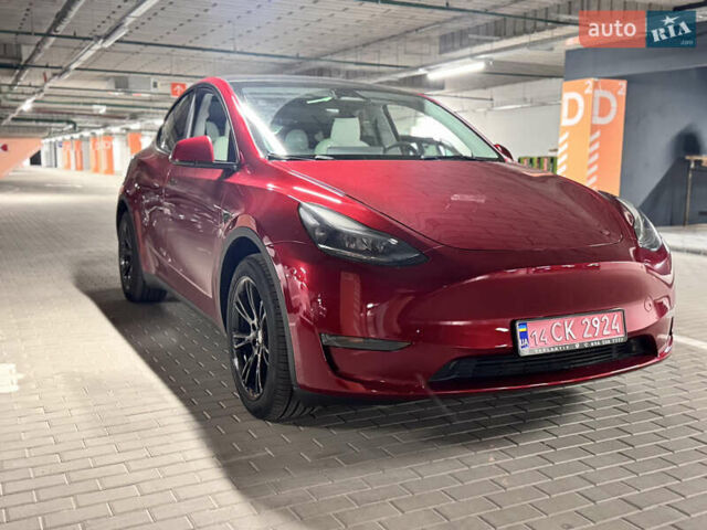Красный Тесла Model Y, объемом двигателя 0 л и пробегом 12 тыс. км за 28880 $, фото 2 на Automoto.ua