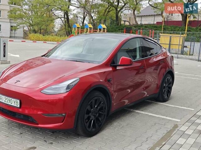 Красный Тесла Model Y, объемом двигателя 0 л и пробегом 20 тыс. км за 32000 $, фото 31 на Automoto.ua