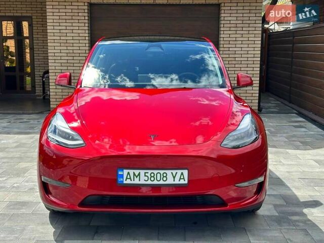 Червоний Тесла Model Y, об'ємом двигуна 0 л та пробігом 12 тис. км за 29900 $, фото 3 на Automoto.ua