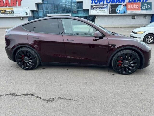 Красный Тесла Model Y, объемом двигателя 0 л и пробегом 3 тыс. км за 38700 $, фото 13 на Automoto.ua