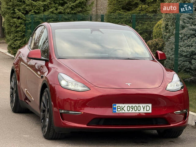 Красный Тесла Model Y, объемом двигателя 0 л и пробегом 4 тыс. км за 34999 $, фото 22 на Automoto.ua