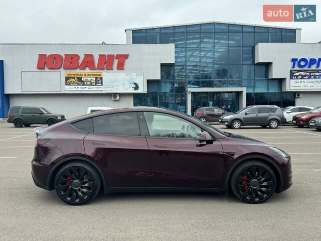 Красный Тесла Model Y, объемом двигателя 0 л и пробегом 3 тыс. км за 38700 $, фото 14 на Automoto.ua