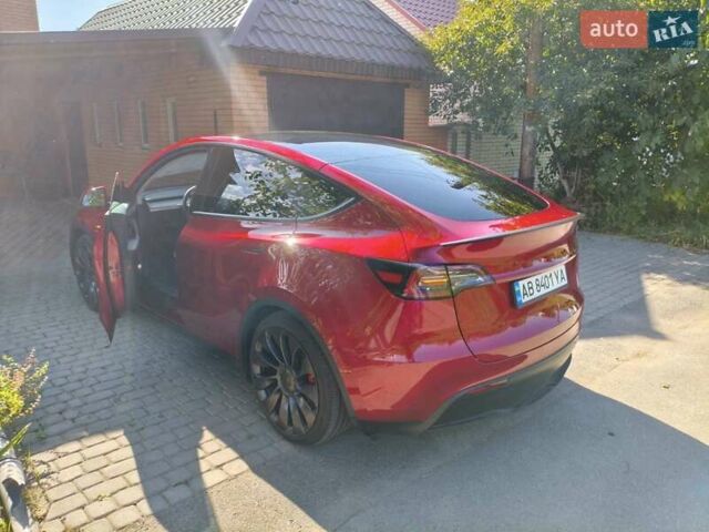 Красный Тесла Model Y, объемом двигателя 0 л и пробегом 21 тыс. км за 36500 $, фото 1 на Automoto.ua