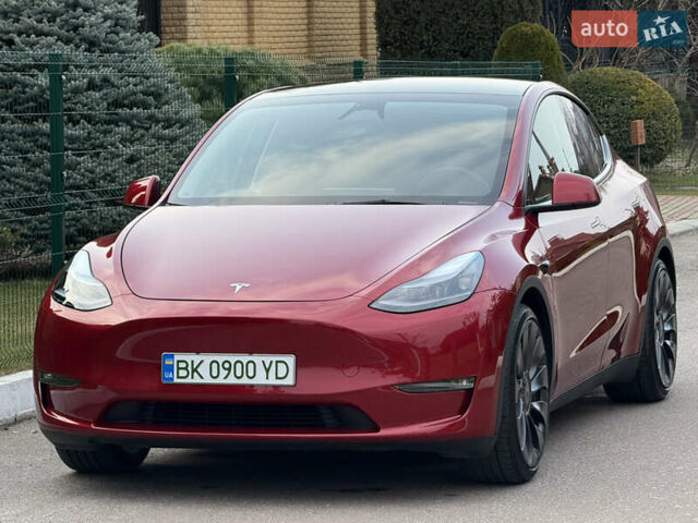 Красный Тесла Model Y, объемом двигателя 0 л и пробегом 4 тыс. км за 34999 $, фото 32 на Automoto.ua