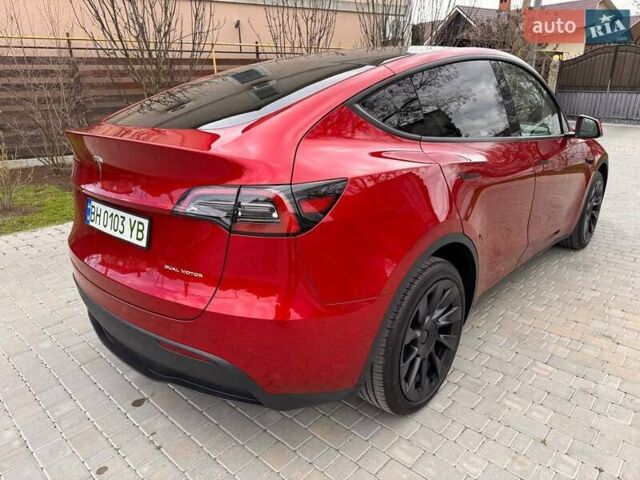 Красный Тесла Model Y, объемом двигателя 0 л и пробегом 1 тыс. км за 31900 $, фото 3 на Automoto.ua
