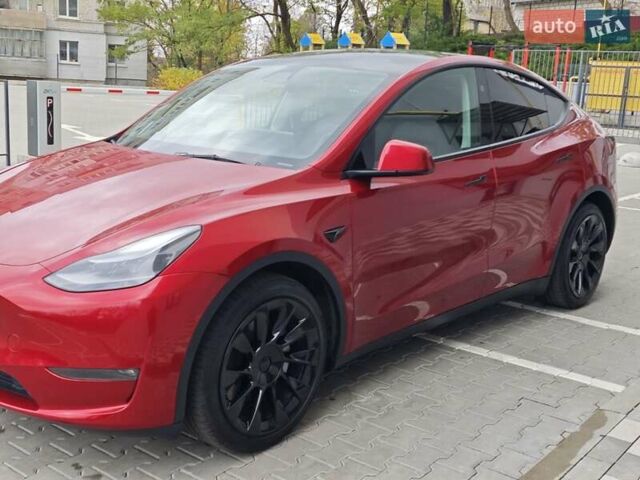 Красный Тесла Model Y, объемом двигателя 0 л и пробегом 20 тыс. км за 32000 $, фото 29 на Automoto.ua