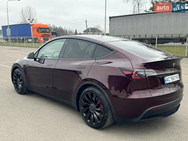 Красный Тесла Model Y, объемом двигателя 0 л и пробегом 3 тыс. км за 38700 $, фото 23 на Automoto.ua