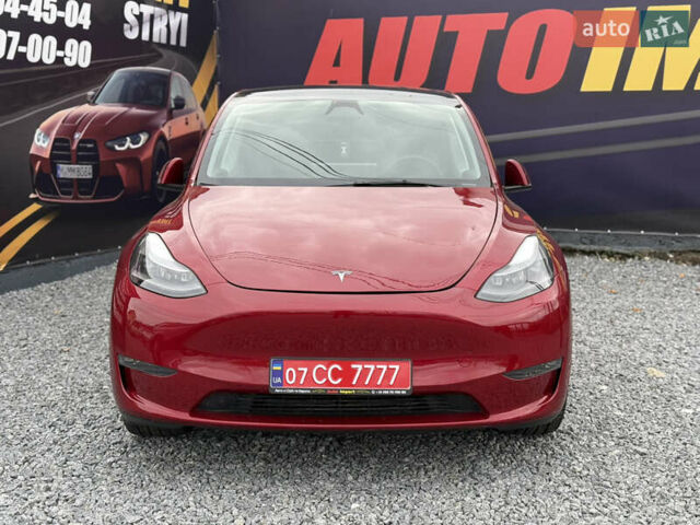 Червоний Тесла Model Y, об'ємом двигуна 0 л та пробігом 8 тис. км за 26200 $, фото 5 на Automoto.ua