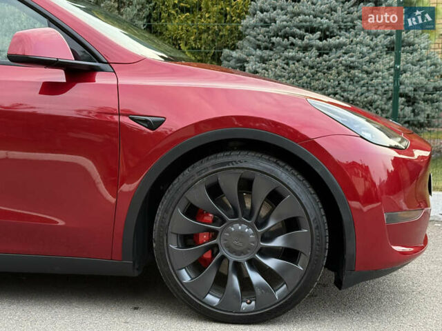 Красный Тесла Model Y, объемом двигателя 0 л и пробегом 4 тыс. км за 34999 $, фото 15 на Automoto.ua