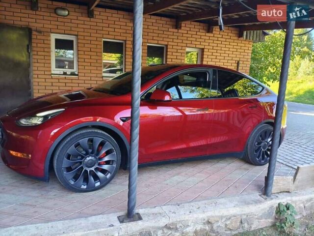 Красный Тесла Model Y, объемом двигателя 0 л и пробегом 21 тыс. км за 36500 $, фото 21 на Automoto.ua