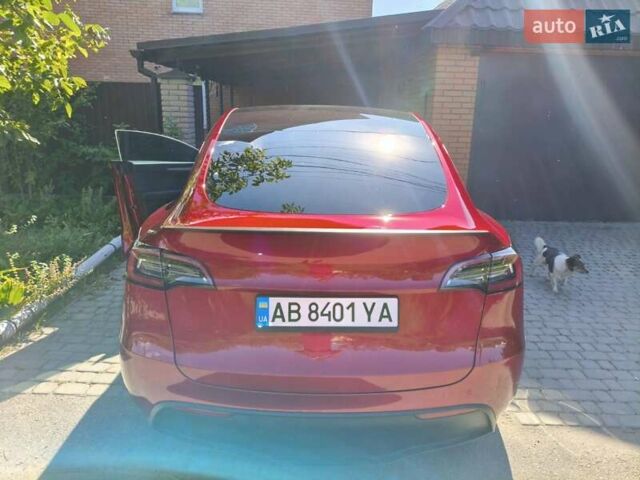 Красный Тесла Model Y, объемом двигателя 0 л и пробегом 21 тыс. км за 36500 $, фото 3 на Automoto.ua