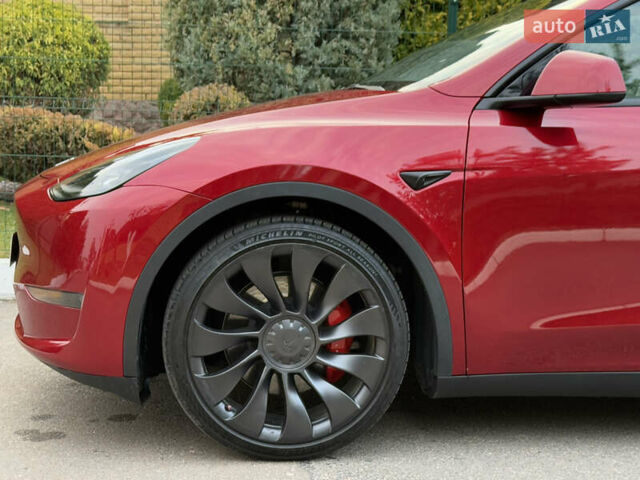 Красный Тесла Model Y, объемом двигателя 0 л и пробегом 4 тыс. км за 34999 $, фото 16 на Automoto.ua