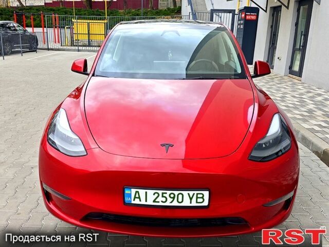 Тесла Model Y 2024 у Фастове на Automoto.ua Червоний Тесла Model Y, об'ємом двигуна 0.22 л та пробігом 20 тис. км за 32000 $, фото 1 на Automoto.ua