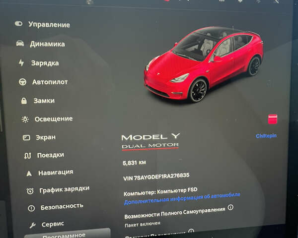 Красный Тесла Model Y, объемом двигателя 0 л и пробегом 5 тыс. км за 35500 $, фото 18 на Automoto.ua