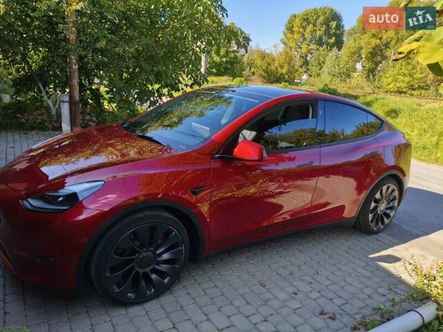 Красный Тесла Model Y, объемом двигателя 0 л и пробегом 21 тыс. км за 36500 $, фото 6 на Automoto.ua