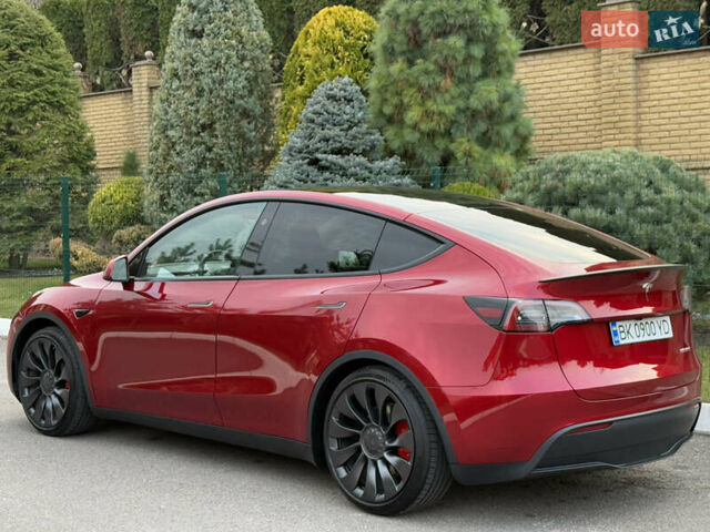 Красный Тесла Model Y, объемом двигателя 0 л и пробегом 4 тыс. км за 34999 $, фото 30 на Automoto.ua