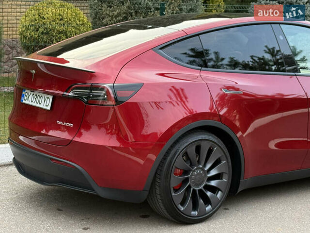 Красный Тесла Model Y, объемом двигателя 0 л и пробегом 4 тыс. км за 34999 $, фото 34 на Automoto.ua