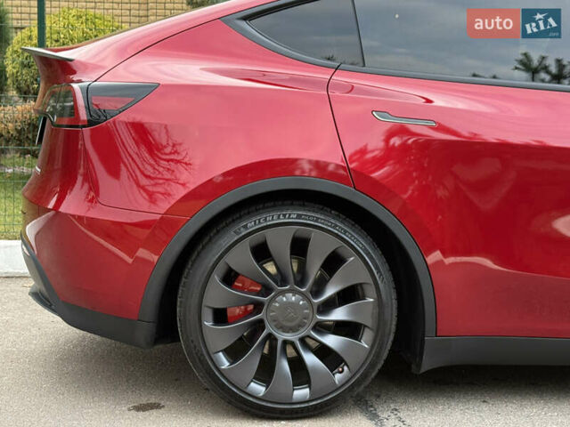 Красный Тесла Model Y, объемом двигателя 0 л и пробегом 4 тыс. км за 34999 $, фото 14 на Automoto.ua