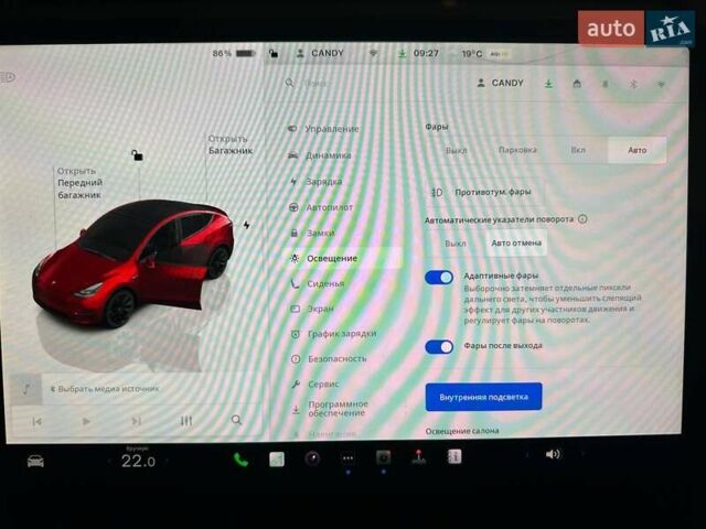 Червоний Тесла Model Y, об'ємом двигуна 0 л та пробігом 12 тис. км за 29900 $, фото 13 на Automoto.ua