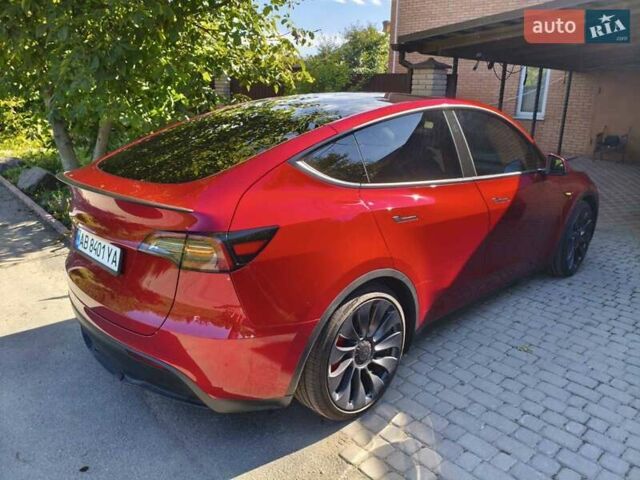 Красный Тесла Model Y, объемом двигателя 0 л и пробегом 21 тыс. км за 36500 $, фото 2 на Automoto.ua
