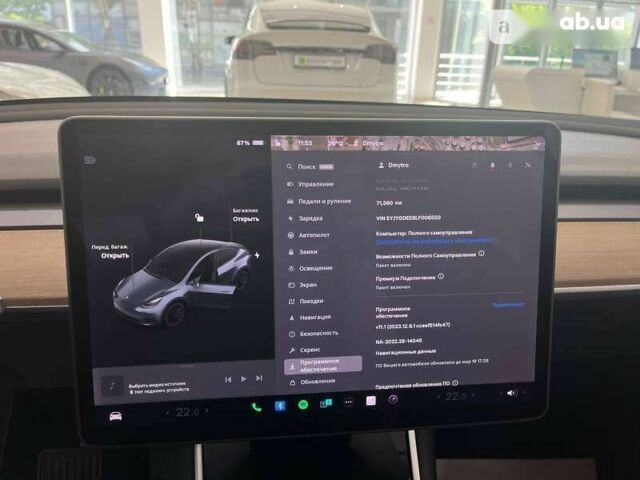 Тесла Model Y, объемом двигателя 0 л и пробегом 71 тыс. км за 38500 $, фото 10 на Automoto.ua