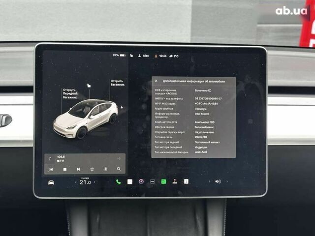 Тесла Model Y, объемом двигателя 4.25 л и пробегом 77 тыс. км за 28999 $, фото 22 на Automoto.ua