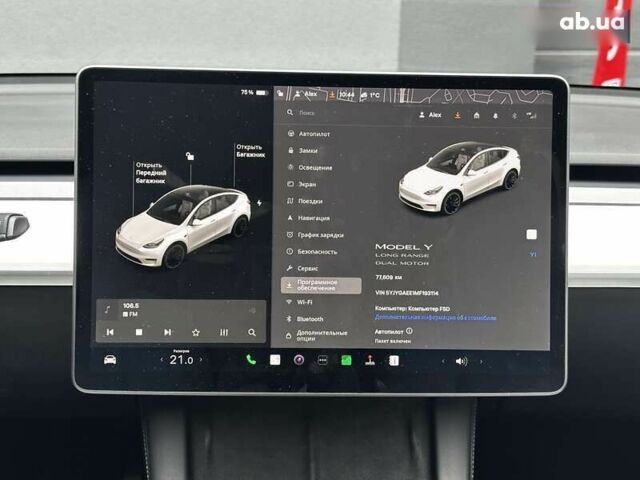 Тесла Model Y, объемом двигателя 4.25 л и пробегом 77 тыс. км за 28999 $, фото 20 на Automoto.ua
