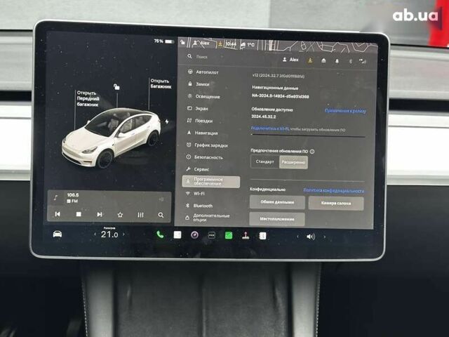Тесла Model Y, объемом двигателя 4.25 л и пробегом 77 тыс. км за 28999 $, фото 21 на Automoto.ua