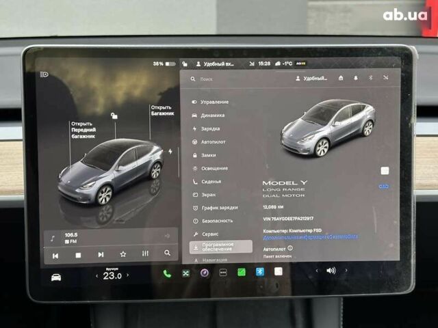 Тесла Model Y, объемом двигателя 4.25 л и пробегом 12 тыс. км за 32499 $, фото 18 на Automoto.ua